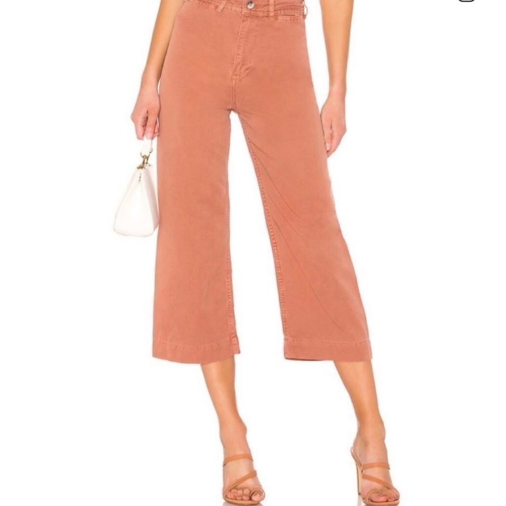 We The Free Terracotta Cropped wide leg Pants